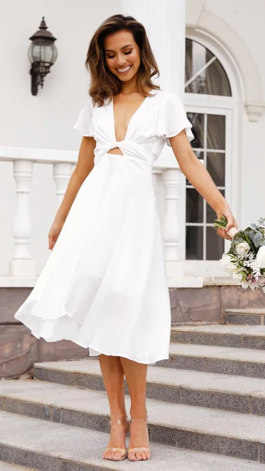 Billy J Dresses Women Sunny Daze Dress 8211 White