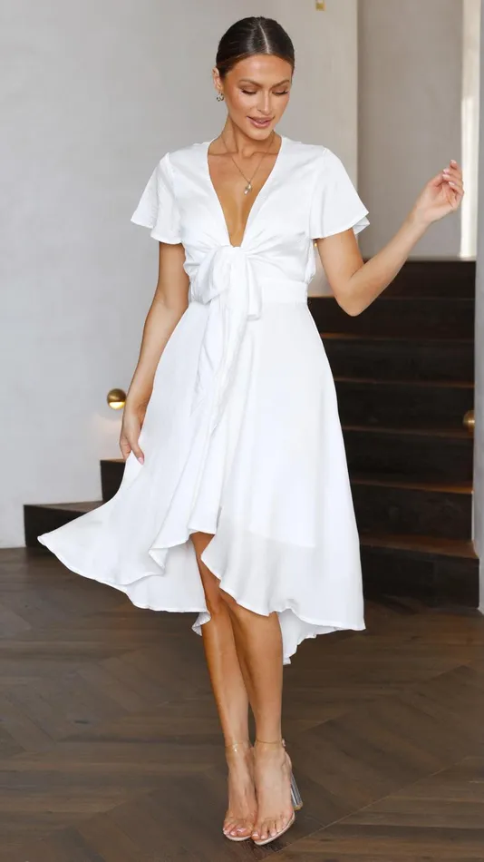 Billy J Dresses Women Sunny Daze Dress 8211 White