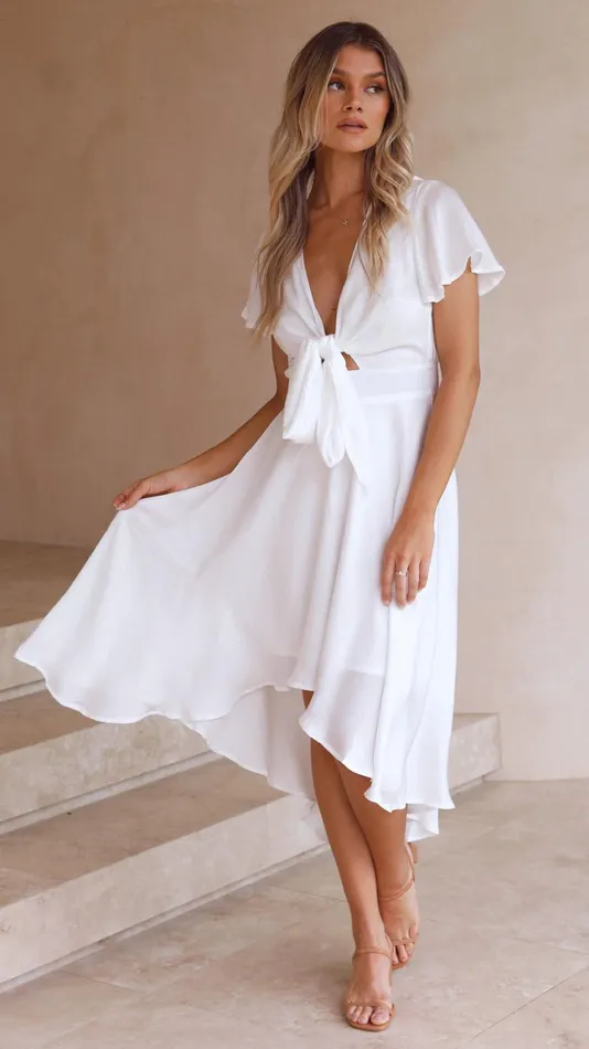 Billy J Dresses Women Sunny Daze Dress 8211 White