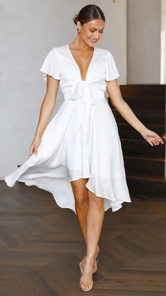 Billy J Dresses Women Sunny Daze Dress 8211 White