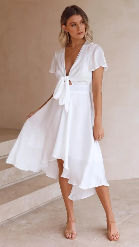 Billy J Dresses Women Sunny Daze Dress 8211 White