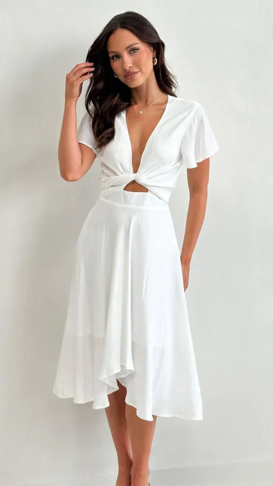 Billy J Dresses Women Sunny Daze Dress 8211 White
