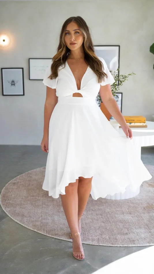 Billy J Dresses Women Sunny Daze Dress 8211 White