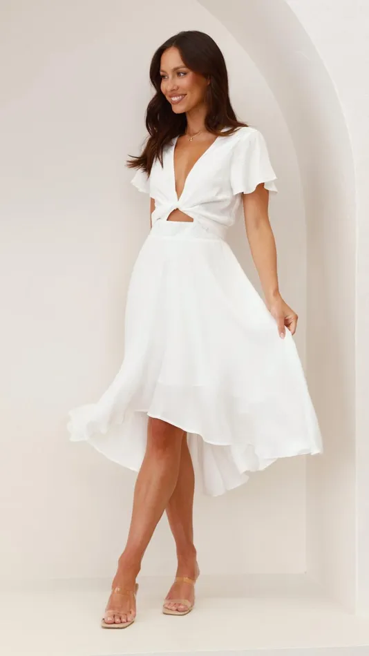 Billy J Dresses Women Sunny Daze Dress 8211 White
