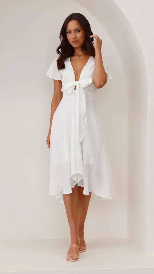 Billy J Dresses Women Sunny Daze Dress 8211 White