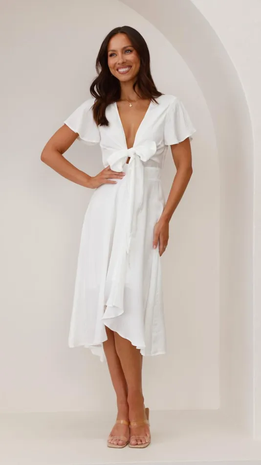 Billy J Dresses Women Sunny Daze Dress 8211 White
