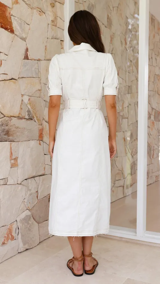 Billy J Dresses Women Trista Maxi Dress 8211 White