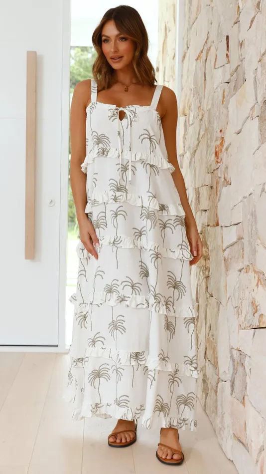 Billy J Dresses Women Zaide Maxi Dress 8211 Bangalow Print