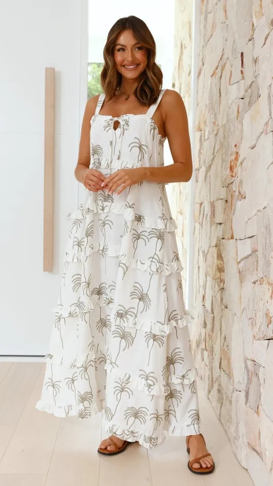 Billy J Dresses Women Zaide Maxi Dress 8211 Bangalow Print