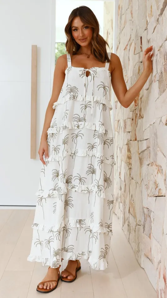 Billy J Dresses Women Zaide Maxi Dress 8211 Bangalow Print