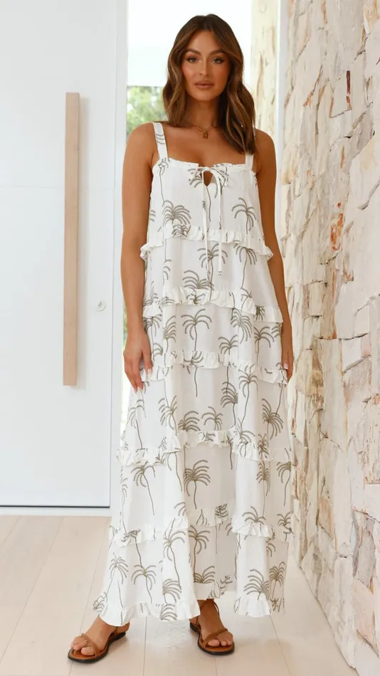 Billy J Dresses Women Zaide Maxi Dress 8211 Bangalow Print