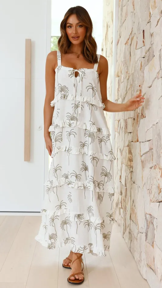 Billy J Dresses Women Zaide Maxi Dress 8211 Bangalow Print
