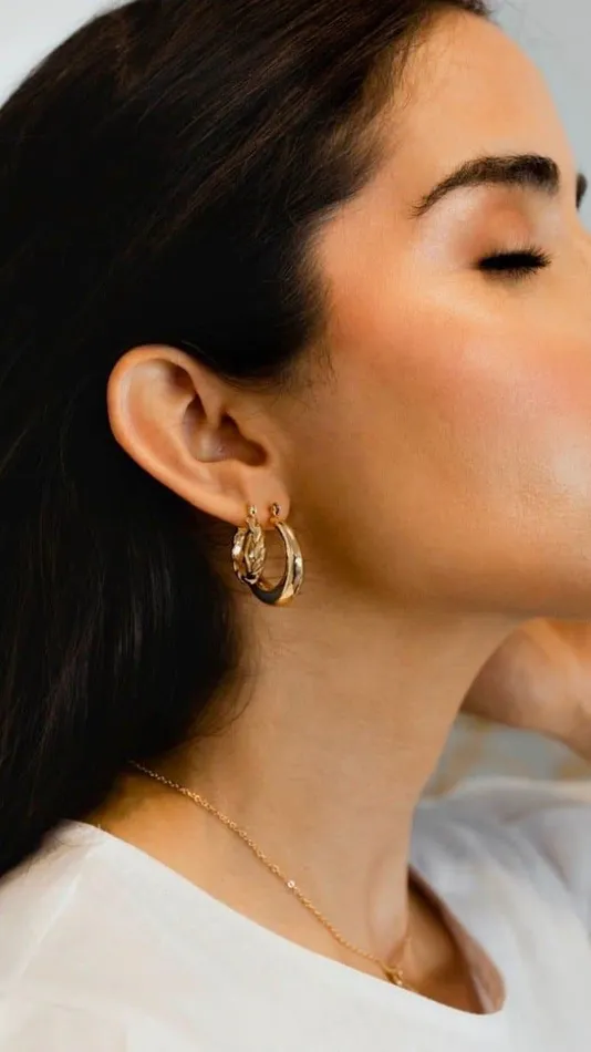 Billy J Earrings Women Classic Hoop Set 8211 Gold Billy J Earrings Women Classic Hoop Set 8211 Gold
