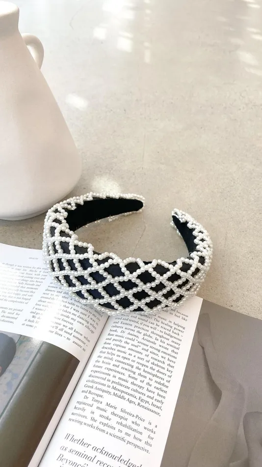 Billy J Hair Accessories Women Valencia Headband 8211 Black