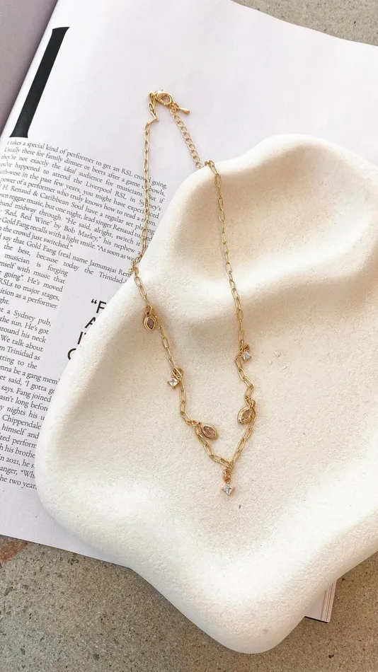 Billy J Necklaces Women Malery Necklace 8211 Gold