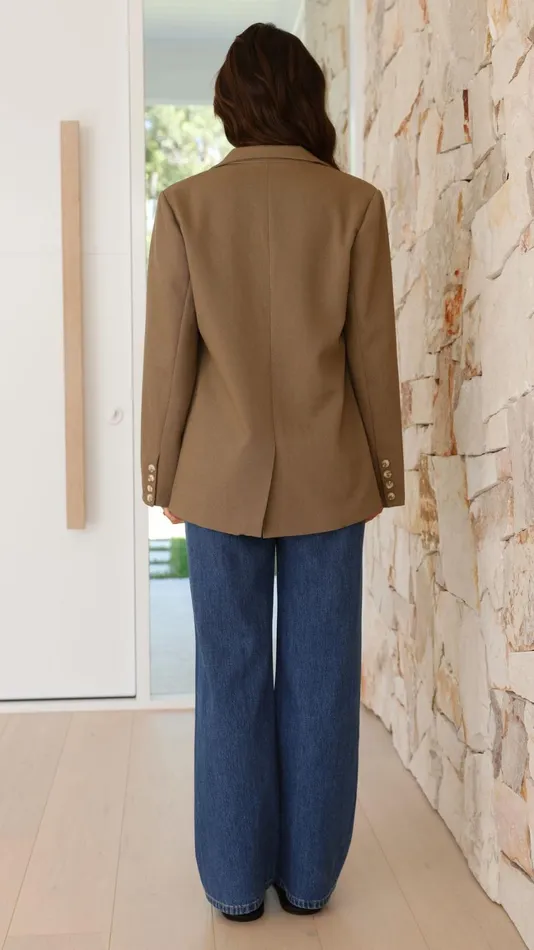 Billy J Outerwear Women Jacinth Blazer 8211 Brown