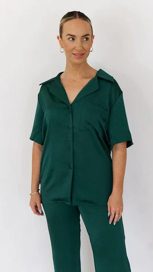 Billy J Sets Women Courtney Pants 8211 Emerald