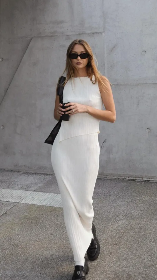 Billy J Sets Women Isla Maxi Skirt 8211 Cream