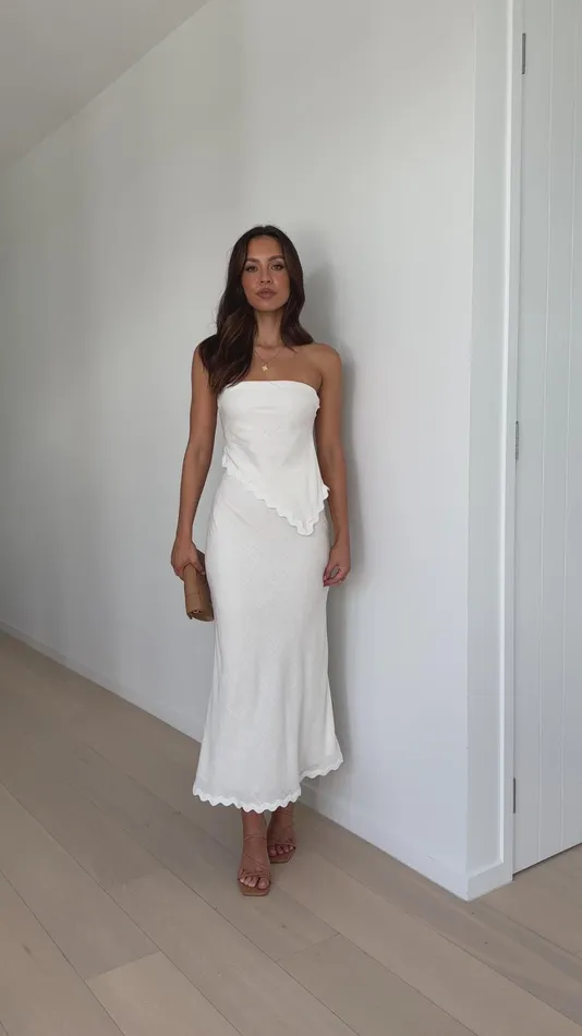 Billy J Sets Women Solara Maxi Skirt 8211 White