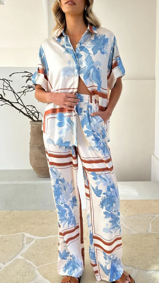 Billy J Sets Women Valene Pants 8211 Amore Print