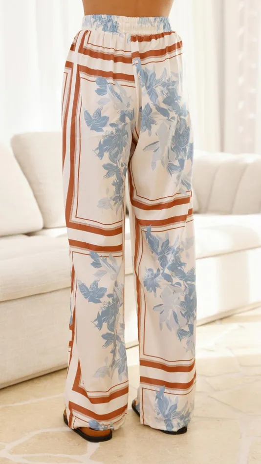 Billy J Sets Women Valene Pants 8211 Amore Print