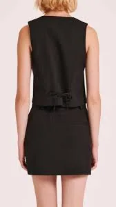 Billy J Tops Women Rana Vest 8211 Black