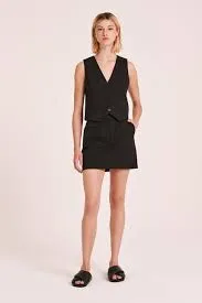 Billy J Tops Women Rana Vest 8211 Black