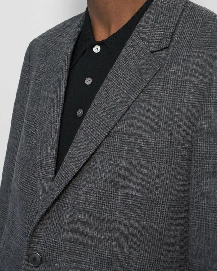 Blazers Jackets Men Theory Chambers Blazer In Checked WoolCotton Pestle Multi Blazers Jackets Men Theory Chambers Blazer In Checked WoolCotton Pestle Multi