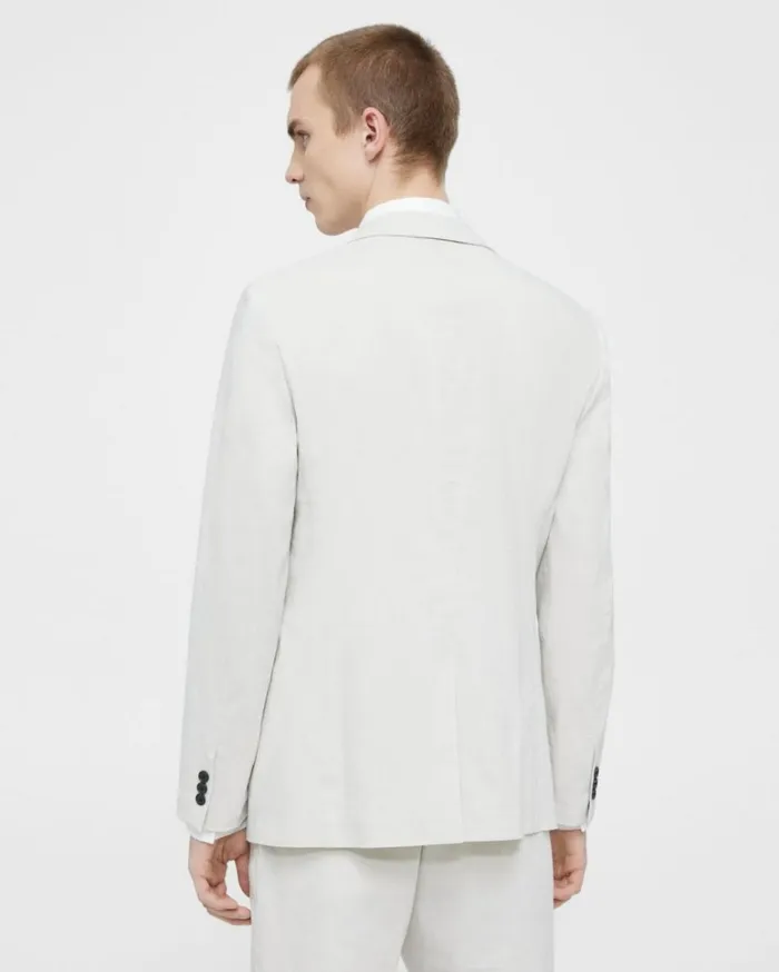 Blazers Jackets Men Theory Clinton Blazer In Good Linen Sand