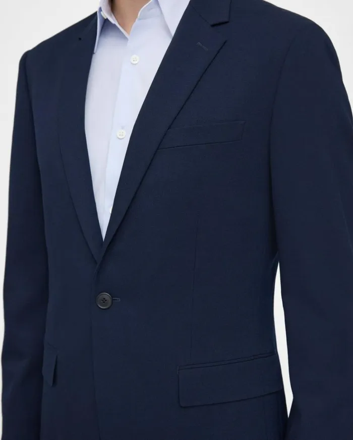 Blazers Jackets Men Theory Kanan Blazer In Textured Gabardine Baltic Blazers Jackets Men Theory Kanan Blazer In Textured Gabardine Baltic