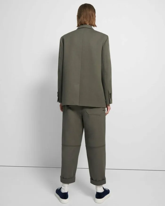 Blazers Jackets Women Theory CottonWool Twill Blazer Soft Sage