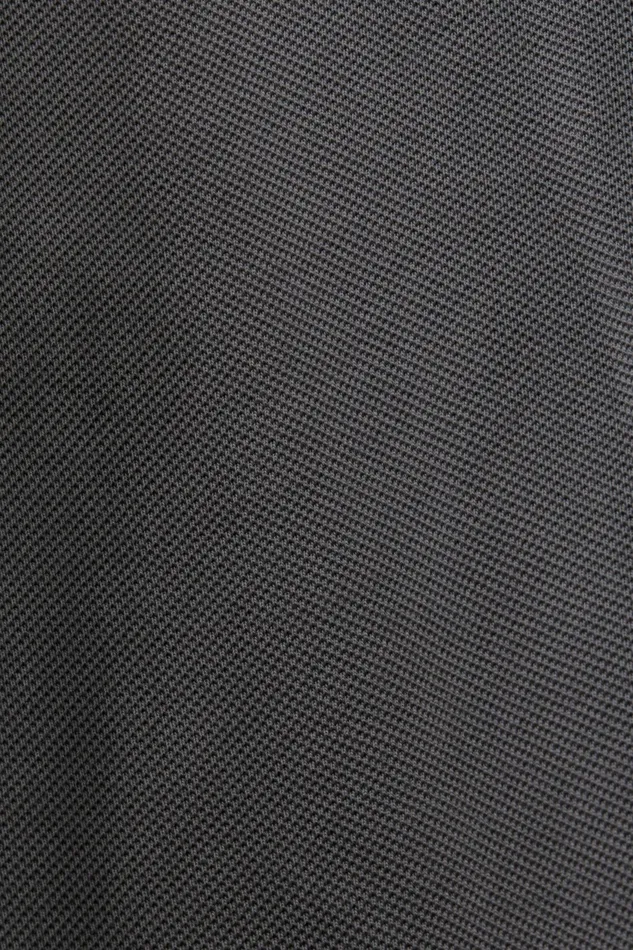 Blazers Women Esprit Textured Knit Tuxedo Blazer Organic Cotton Dark Grey