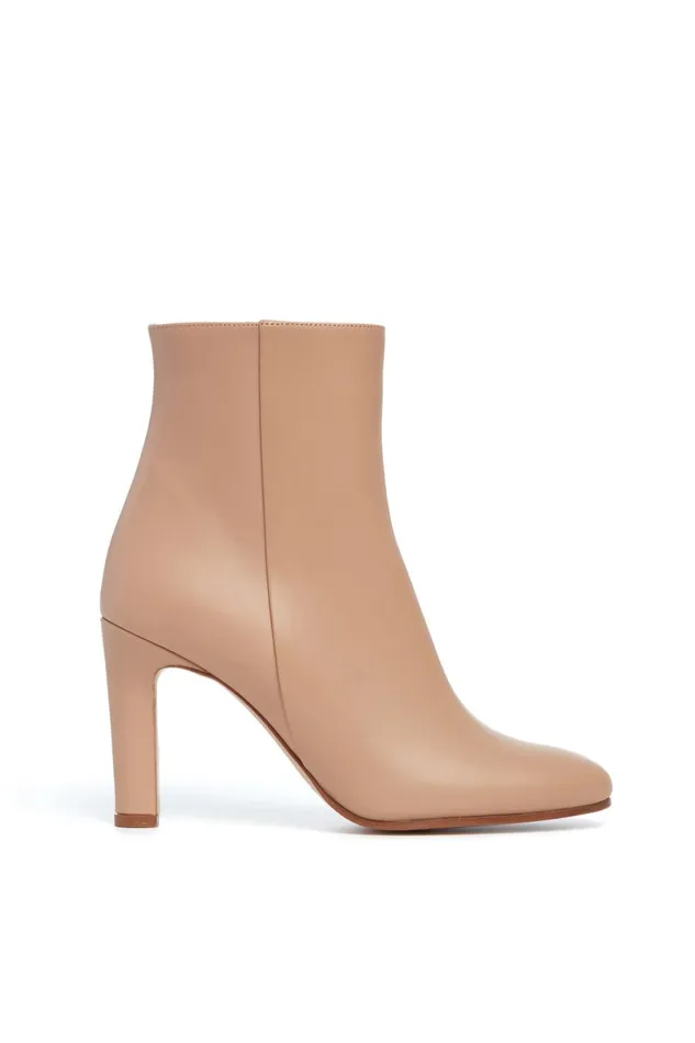 Boots Women Gabriela Hearst Lila Ankle Boot In Dark Camel Leather