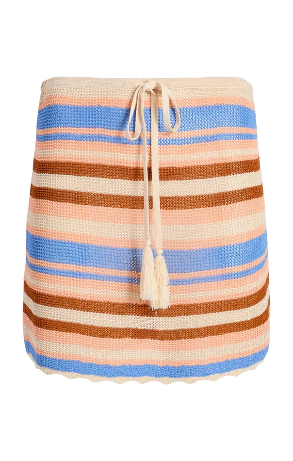 Bottoms Ari Skirt Natural Multi Cinq Sept Women