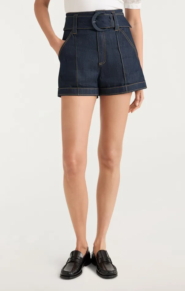 Bottoms Denim Aldi Short Indigo 8211 Cinq Sept Women
