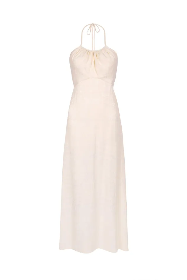 Bridal Party Women RIXO Marilyn Town House Jacquard Antique White Bridal Party Women RIXO Marilyn Town House Jacquard Antique White