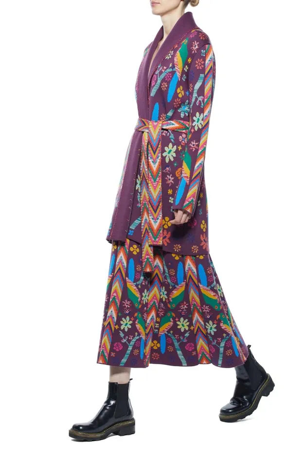 Cardigans Women Gabriela Hearst Margot Knit Cardigan In Multi Merino Wool