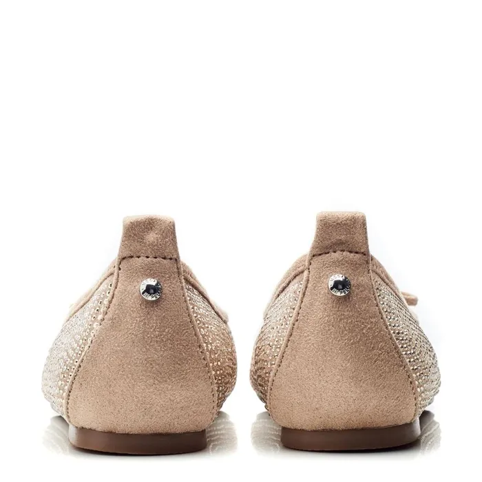 Casual Shoes Women Moda In Pelle Frieda Taupe Alcantara