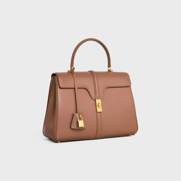 Celine 16 Classique 16 Bag In Satinated Calfskin 8211 Bronze 8211 Women Celine 16 Classique 16 Bag In Satinated Calfskin 8211 Bronze 8211 Women