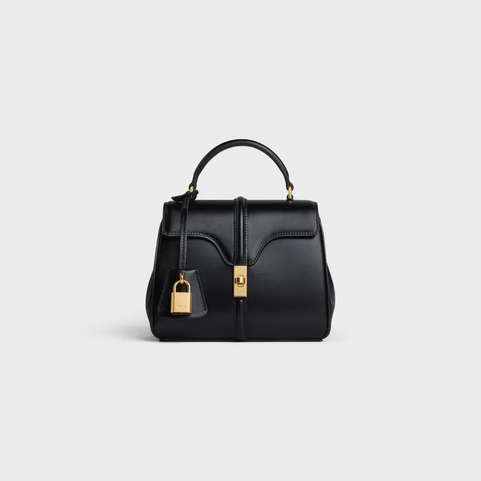 Celine 16 MINI 16 In Satinated Calfskin 8211 Black 8211 Women