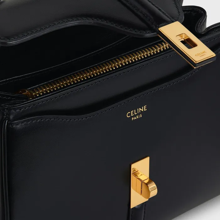 Celine 16 MINI 16 In Satinated Calfskin 8211 Black 8211 Women Celine 16 MINI 16 In Satinated Calfskin 8211 Black 8211 Women