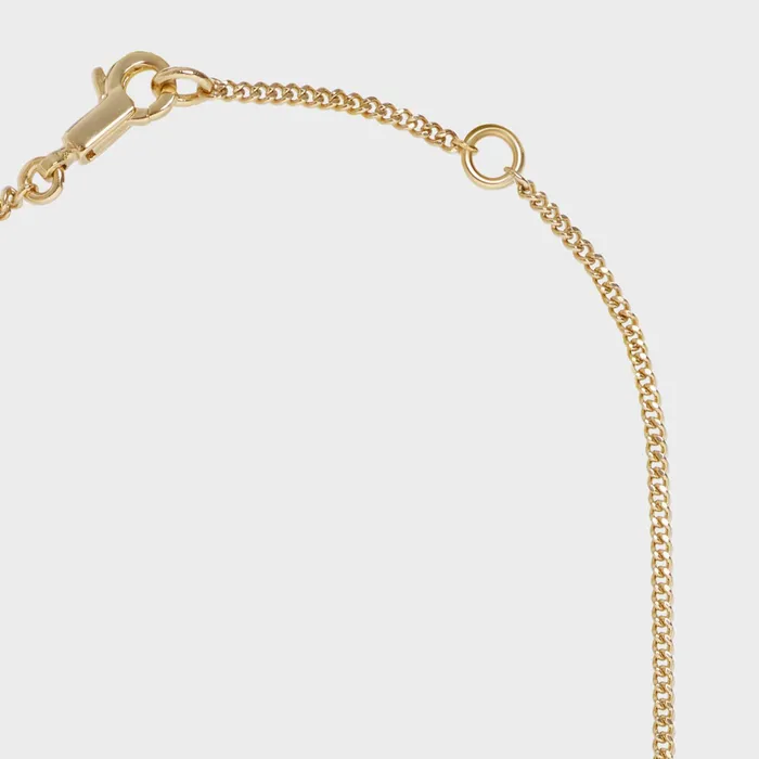 Celine Alphabet Alphabet R Necklace In Brass With Gold Finish 8211 Gold 8211 Women