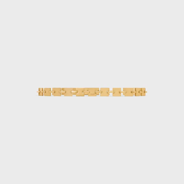 Celine Belts CELINE SQUARE CHAIN BELT In Brass 8211 Gold 8211 Women
