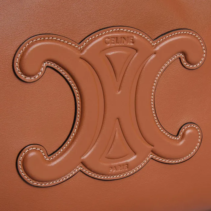 Celine Cuir Triomphe Cabas Drawstring Cuir Triomphe In Smooth Calfskin 8211 Tan 8211 Women Celine Cuir Triomphe Cabas Drawstring Cuir Triomphe In Smooth Calfskin 8211 Tan 8211 Women