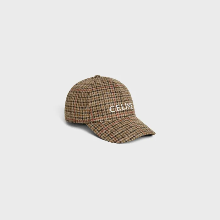 Celine Hats And Soft Accessories Celine Baseball Cap In Wool 8211 Camel Brick 8211 Men