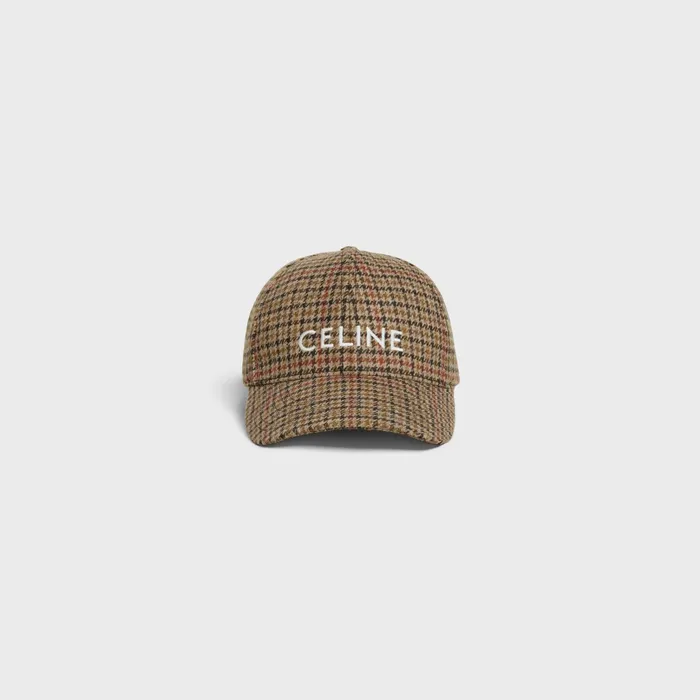 Celine Hats And Soft Accessories Celine Baseball Cap In Wool 8211 Camel Brick 8211 Men
