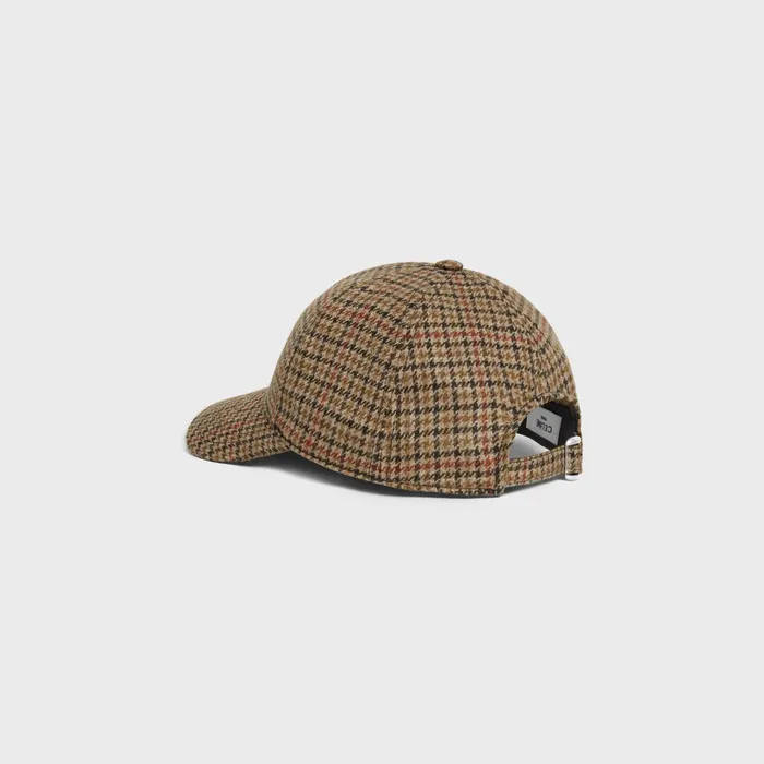 Celine Hats And Soft Accessories Celine Baseball Cap In Wool 8211 Camel Brick 8211 Men