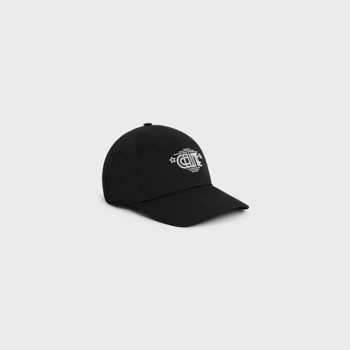 Celine Hats And Soft Accessories Celine Wiltern Baseball Cap In Cotton 8211 Black 8211 Men