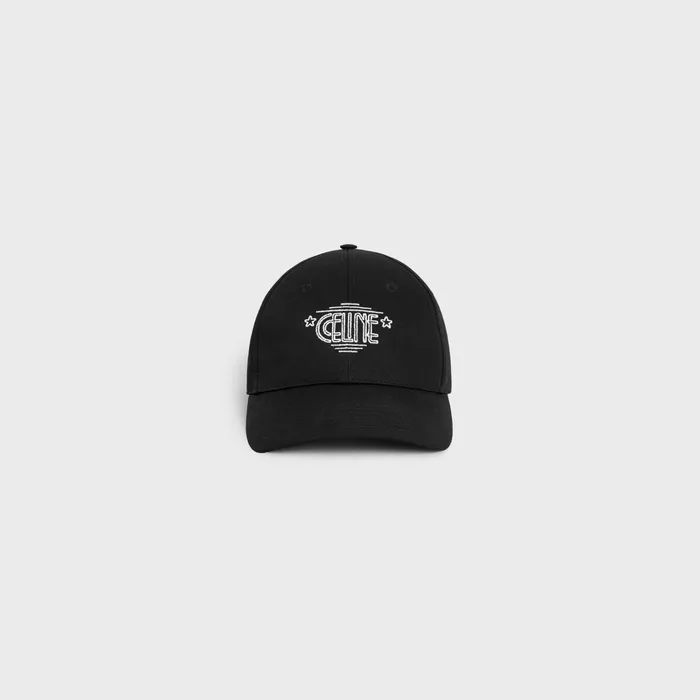 Celine Hats And Soft Accessories Celine Wiltern Baseball Cap In Cotton 8211 Black 8211 Men