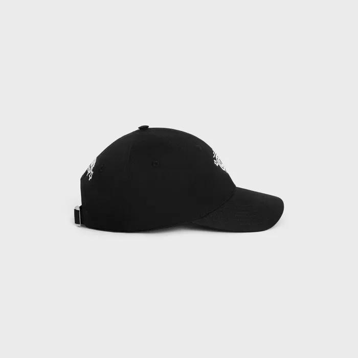 Celine Hats And Soft Accessories Celine Wiltern Baseball Cap In Cotton 8211 Black 8211 Men